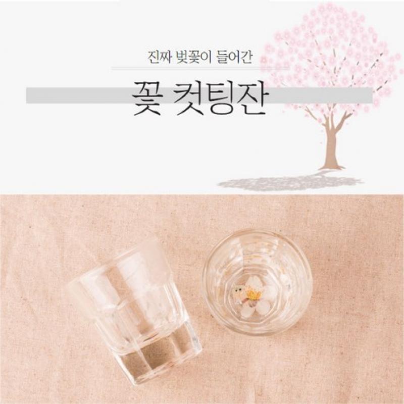 [예진] 실제 벚꽃으로 만든 컷팅잔 1개