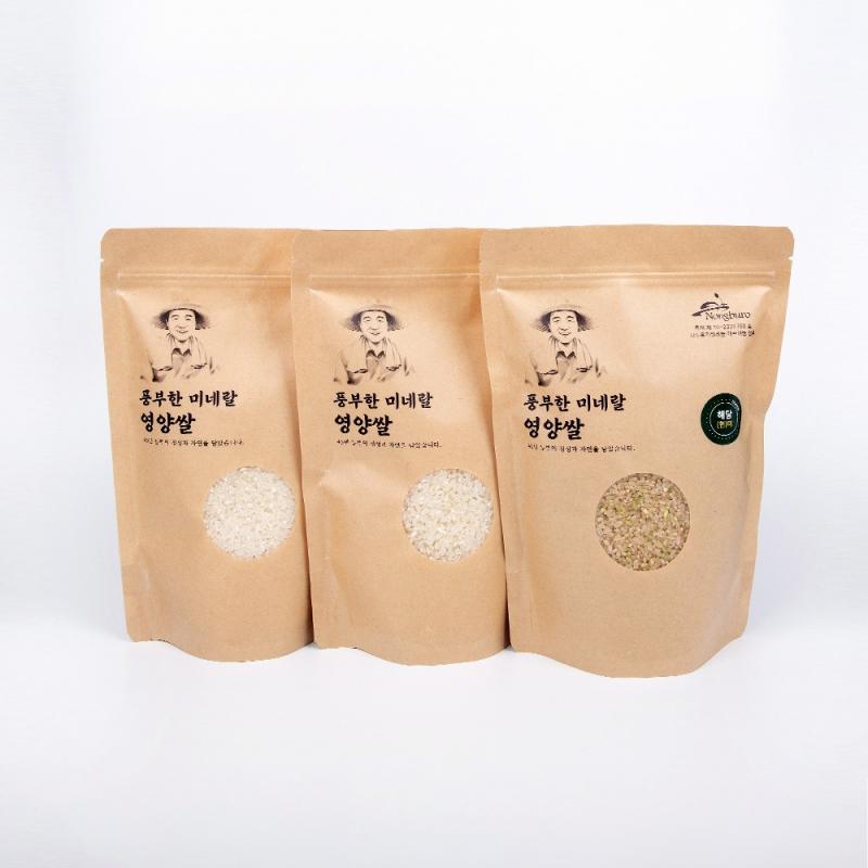 [밀양팜] 농부로 영양 쌀 선물세트 (1kg+1kg+1kg)_농촌연구소