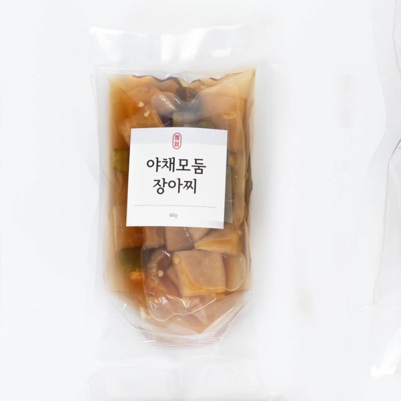 [산엔청] 야채모듬장아찌 350g _송림산장