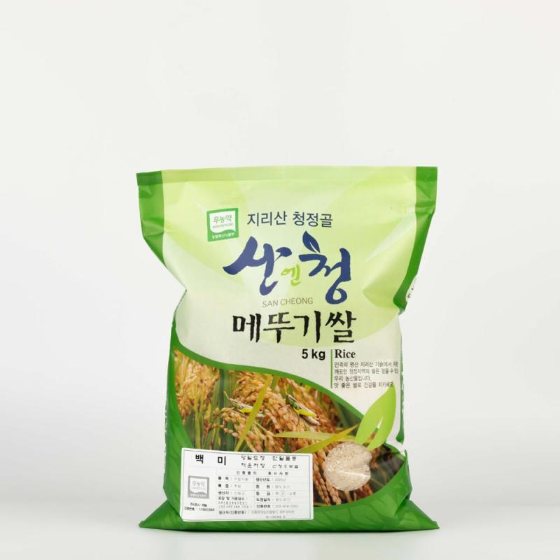 [산엔청] 23년산 오부 무농약 메뚜기쌀(백미) 10kg_오부친환경영농조합