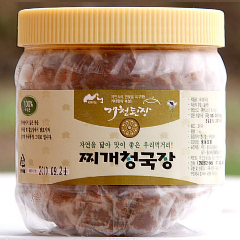 [개천된장] 개천된장 찌개청국장 1kg