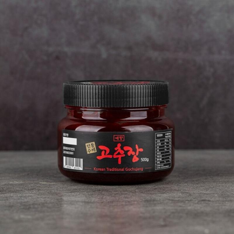 [밀양팜] 전통 수제 고추장 500g 순한맛/매운맛_예향