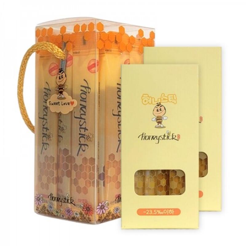 [밀양팜] 휴대용 꿀 스틱 선물세트(42개입)_재약산벌꿀
