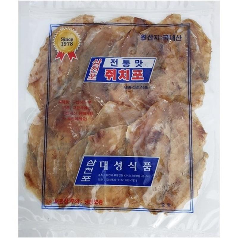 [맑은푸드] 국내산 삼천포 쥐포 전통맛 쥐포 250g