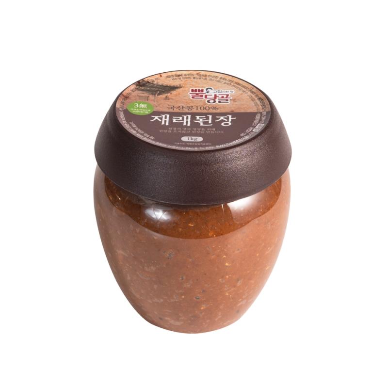 [뿔당골식품] 고집스런 맛 뿔당골 국산콩 재래된장 1kg