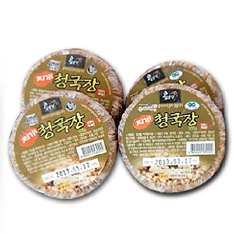 [콩살림] 찌개청국장 800g(200g×4개) / 100% 국내산 콩